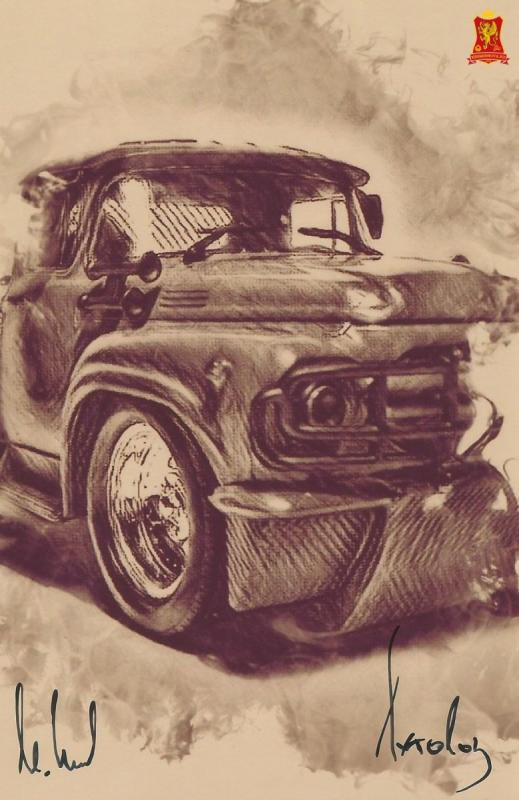 Шевроле бел Эйр раскраска