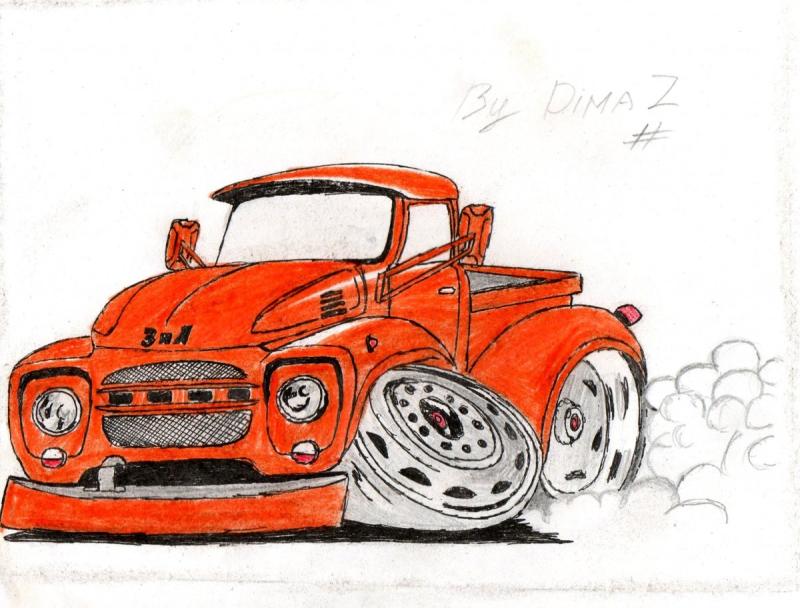 Нарисовать ЗИЛ 130