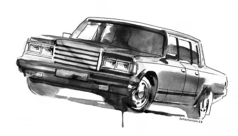 ЗИЛ 41047 рисунок