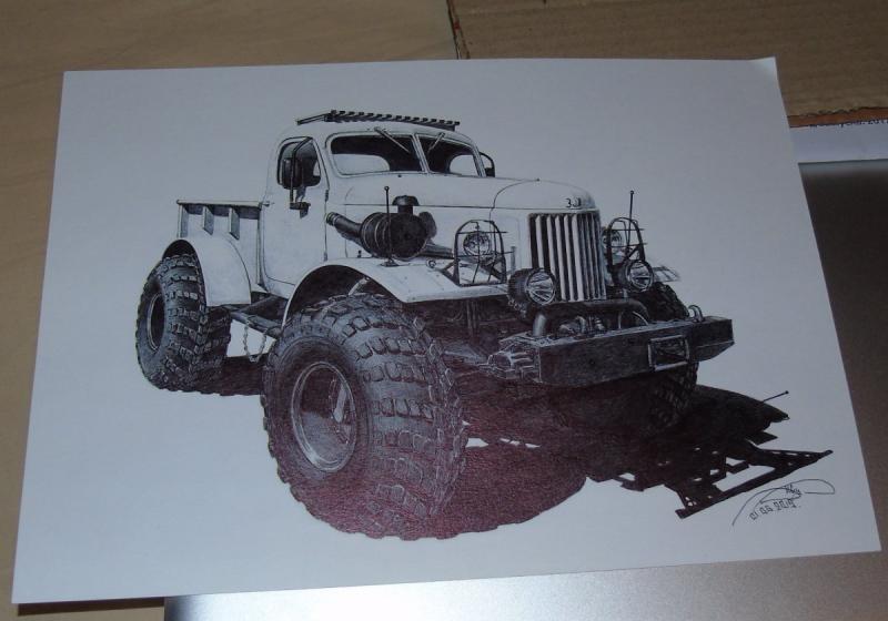 ЗИЛ 157 рисунок