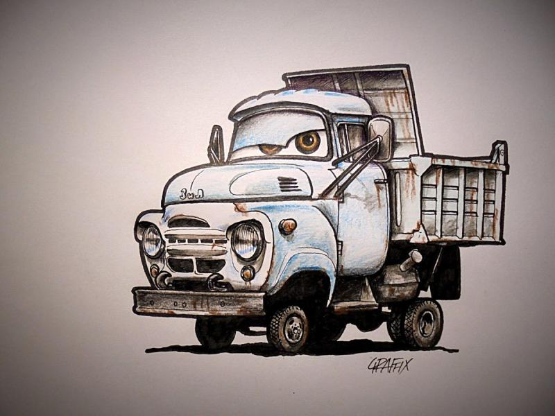 ЗИЛ рисунок