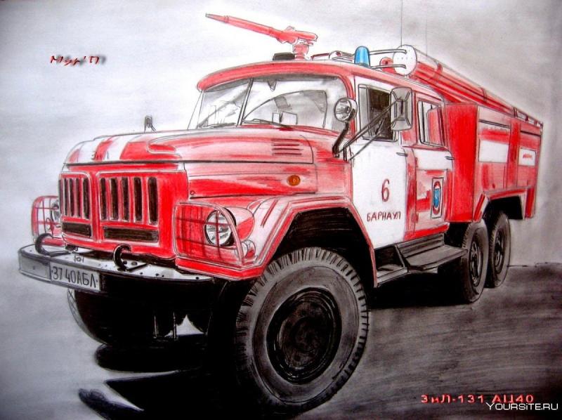Нарисовать ЗИЛ 157