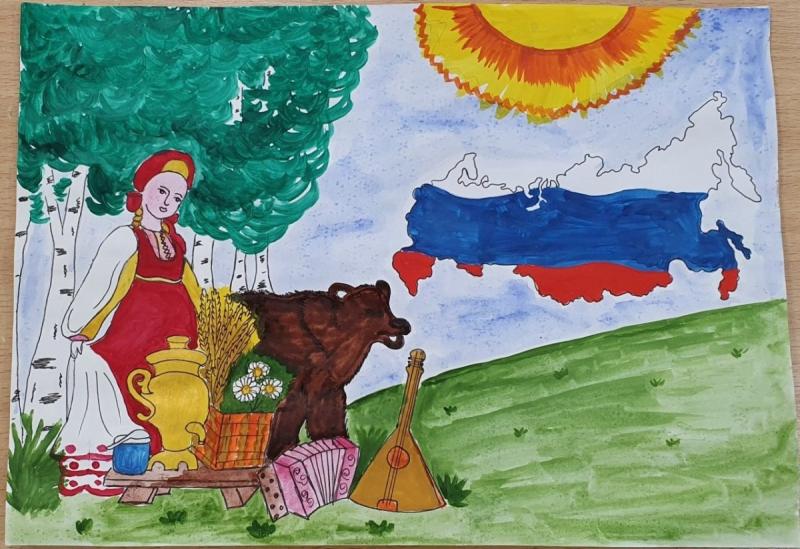 Конкурс рисунков моя Россия