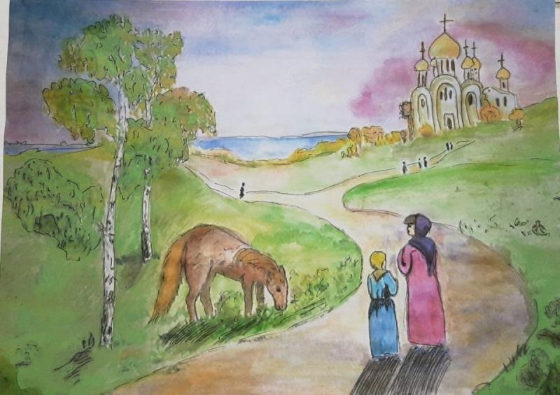 Рисунок на тему Россия