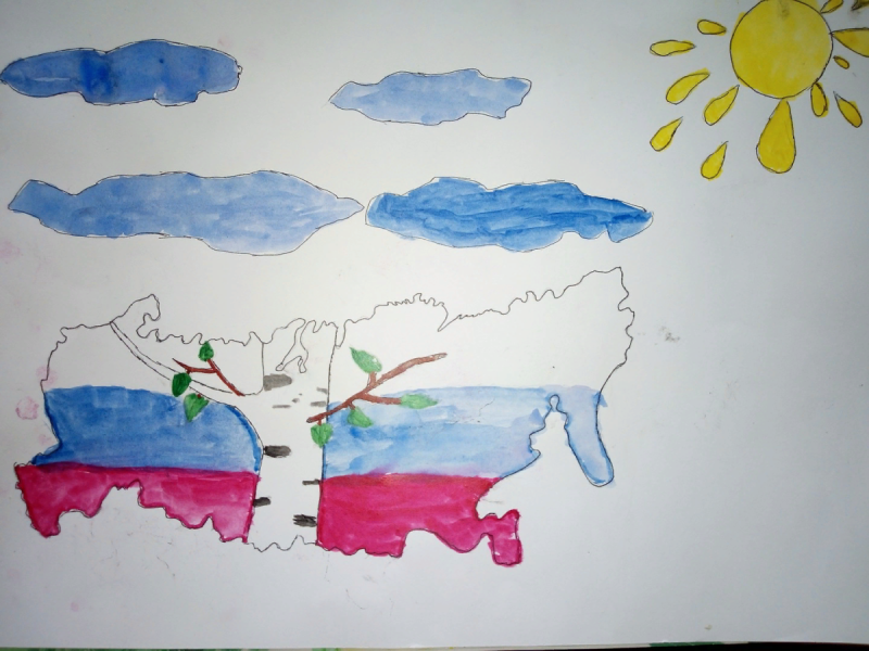 Родина Россия рисунок