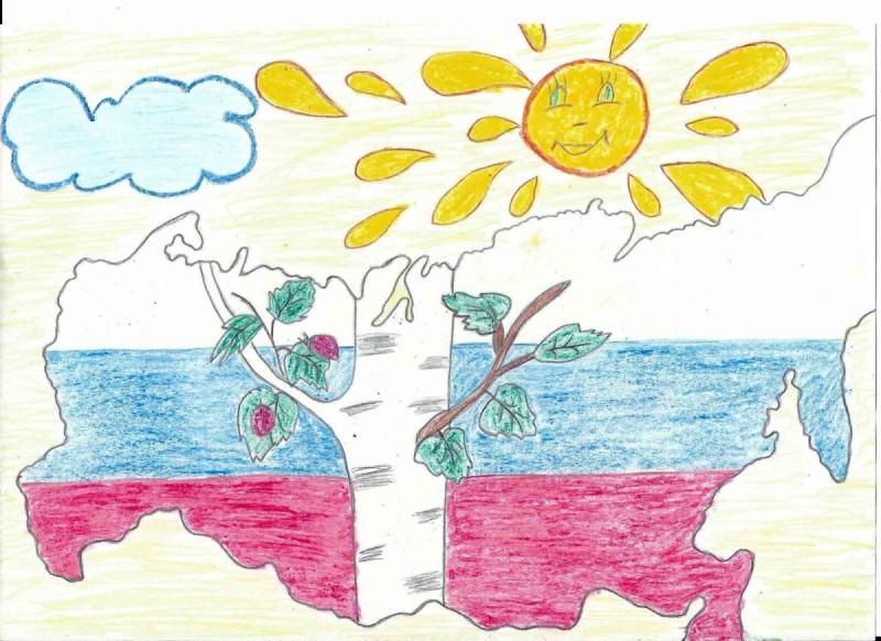 Конкурс рисунков моя Россия