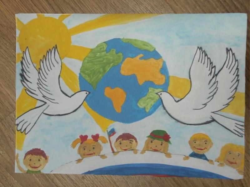 День мира рисунки
