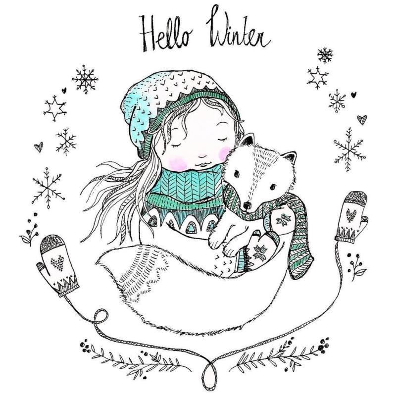 Маленькие новогодние рисунки