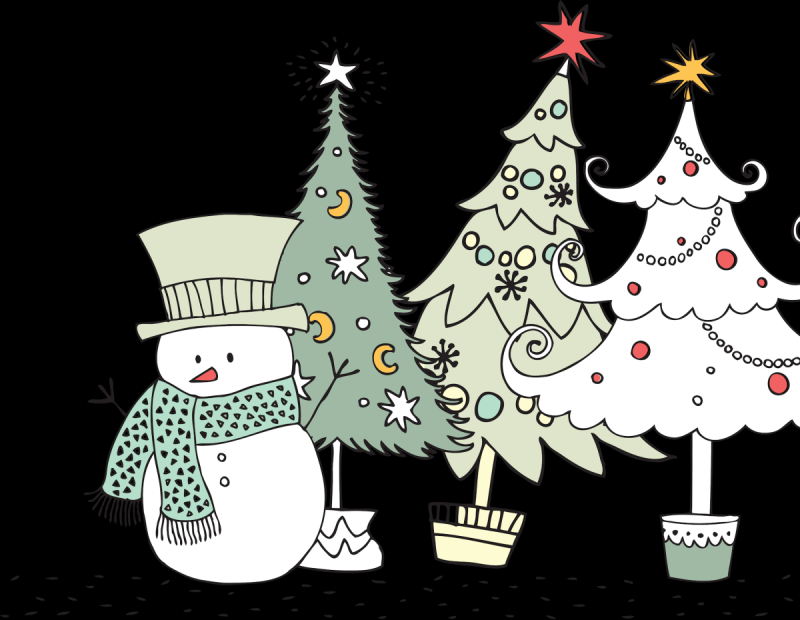 Новогодние векторные изображения
