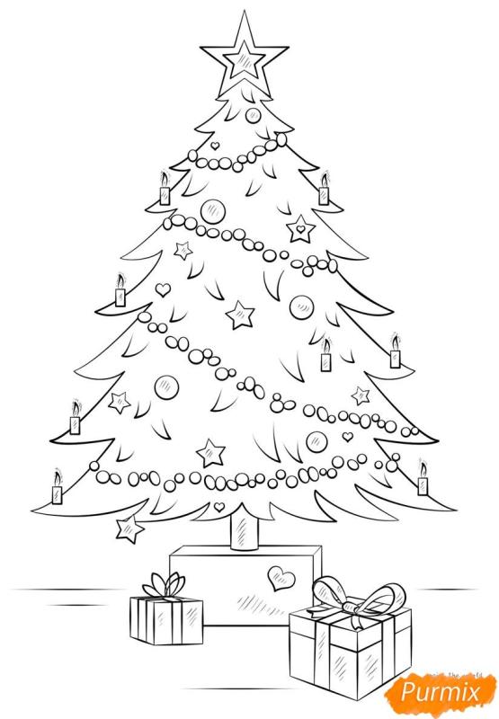 Смешной олень рисунок