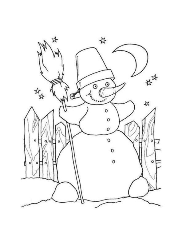 Дед Мороз рисунок карандашом