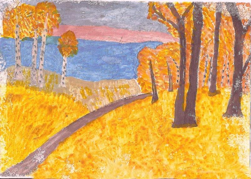 Алмазная мозаика «осенний лес»