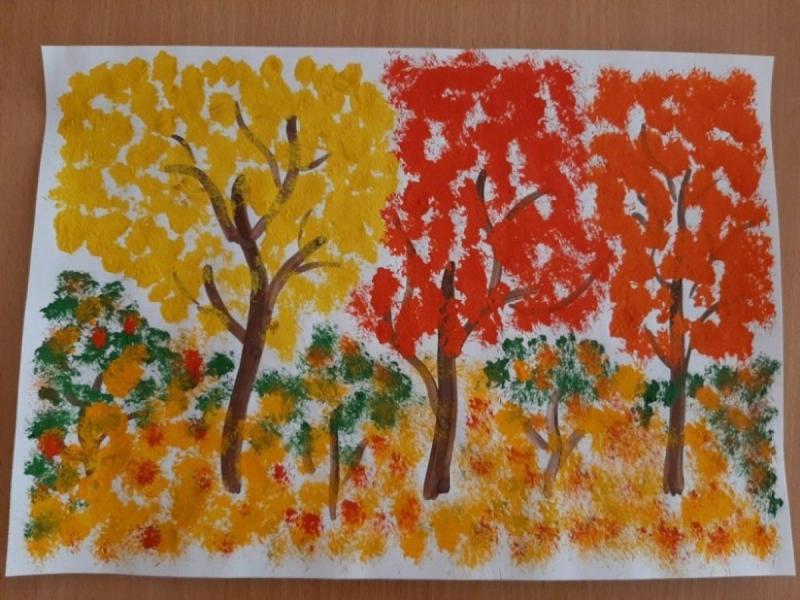 Рисование осень