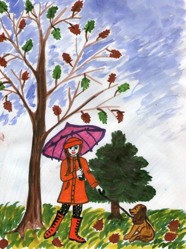 Краски осени рисунок