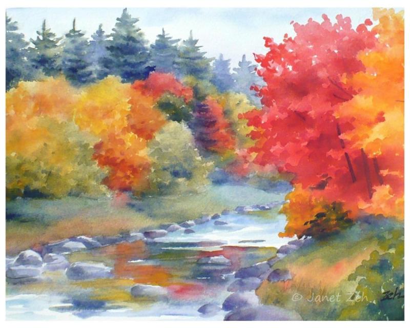 Рисунок на тему осень