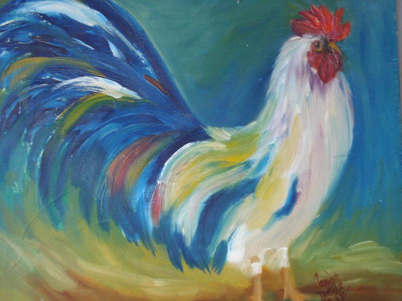 Рисование петушок