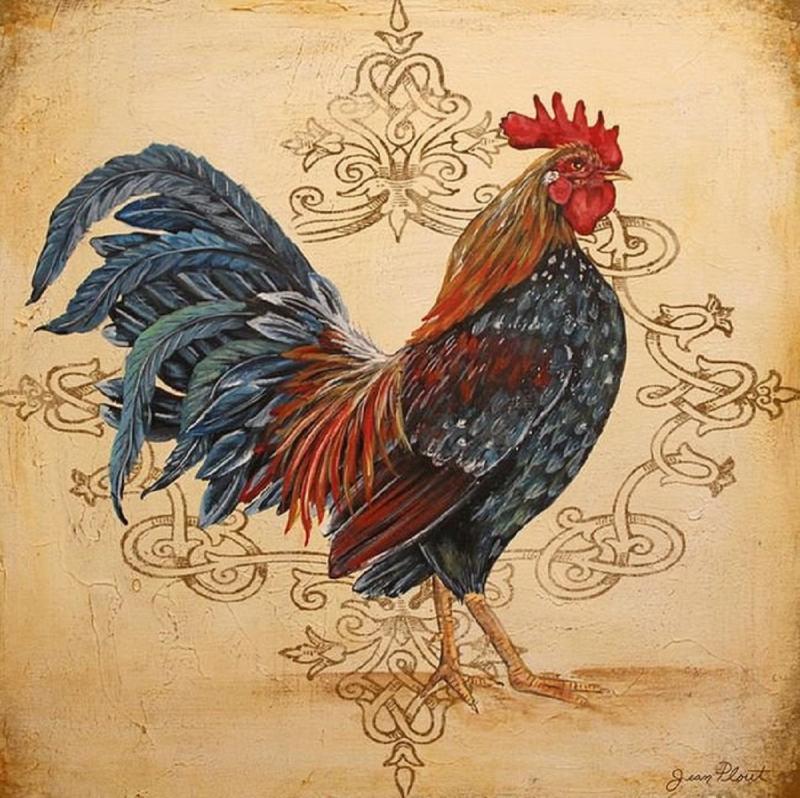 Стилизованный петух