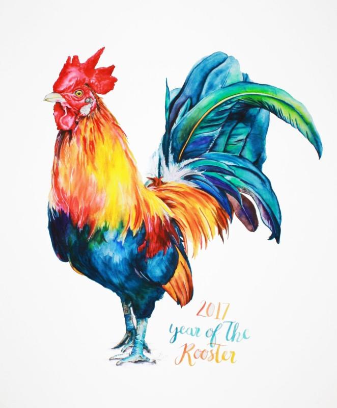 Петух с косичкой