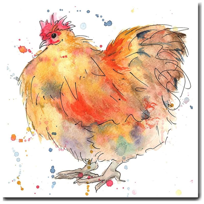 Раскрашенный петух