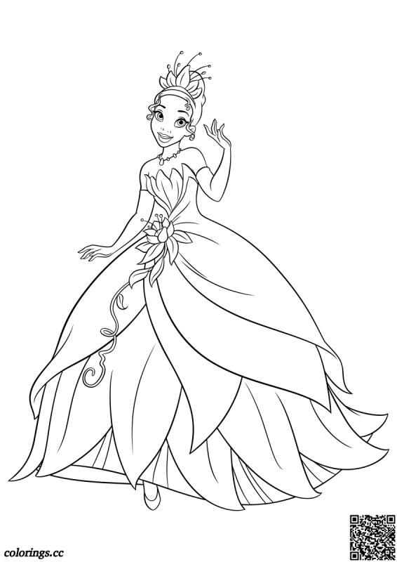 Раскраскипринцес Дисней