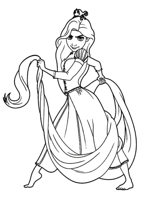 Раскраска Золушка 3 злые чары
