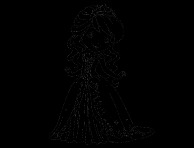 Принцесса с канала Дисней раскраска фиолетовое платье