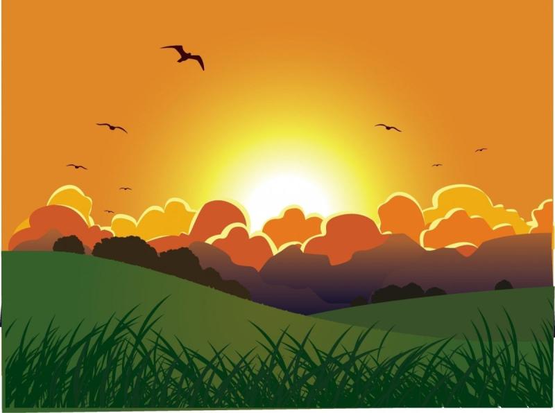 Векторный пейзаж