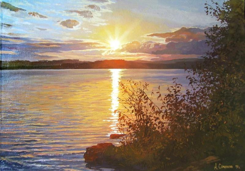 Рассвет на Москве реке рисунок 4 класс