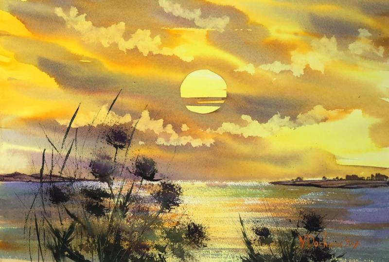 Море солнце живопись