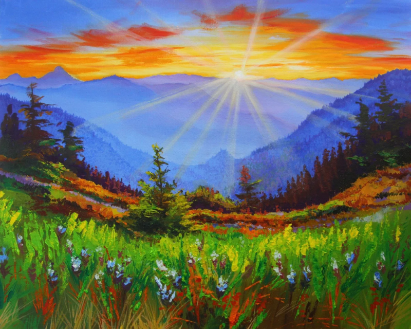 Восходящее солнце