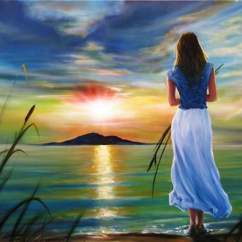 Рассвет живопись