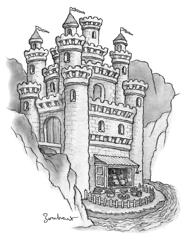 Ворота замка раскраска