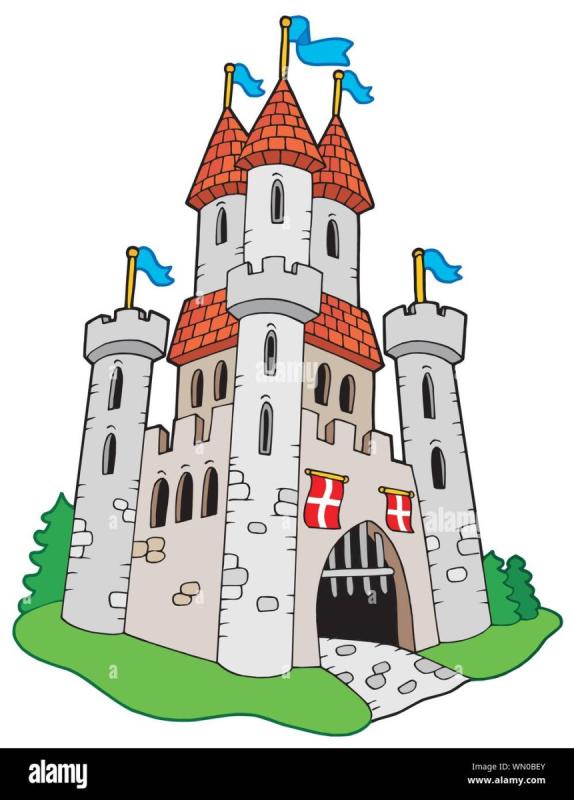 Рисованные замки и крепости