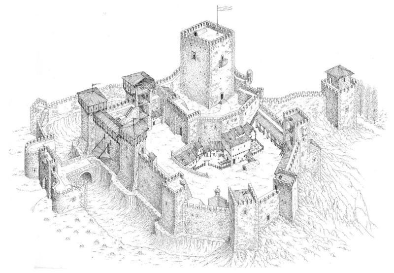 Средневековый замок феодала