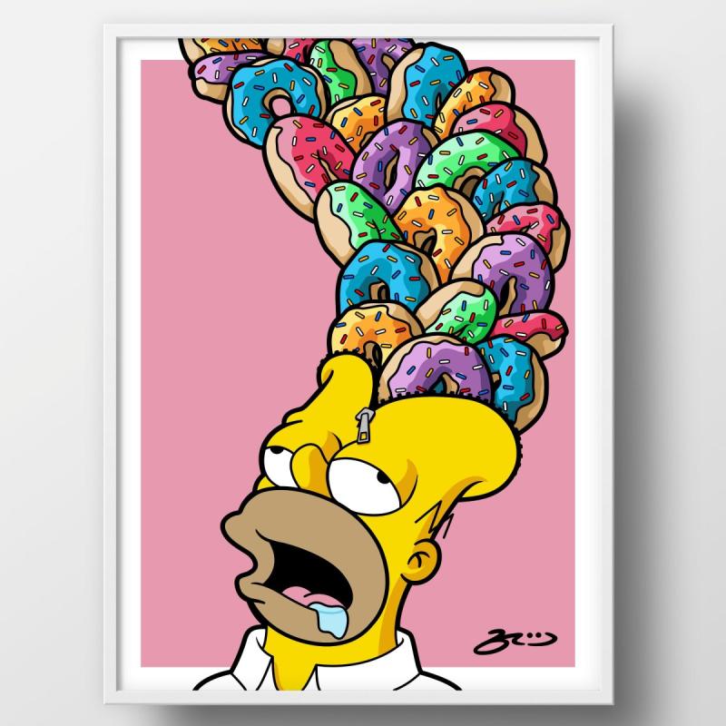 Постер "гомер симпсон"