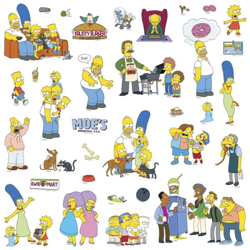 Стикеры симпсоны