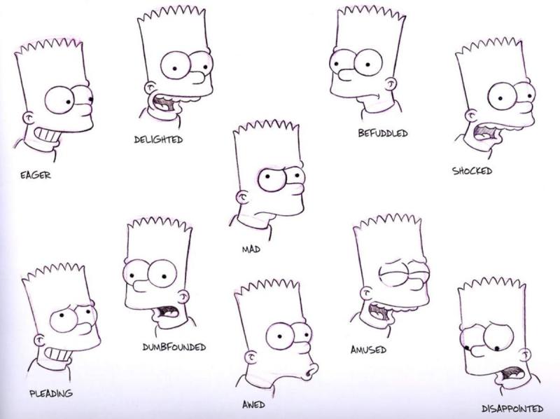Барт симпсон рисунок