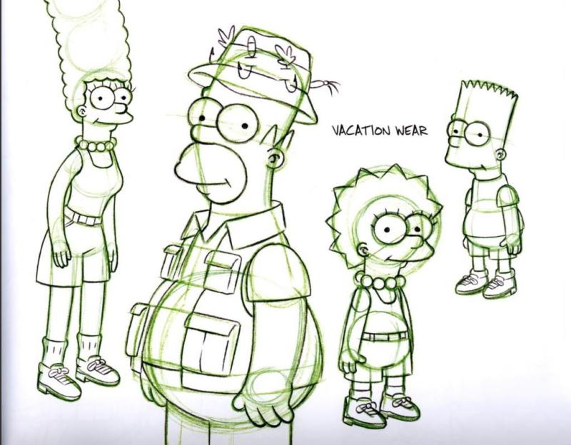 Барт симпсон model Sheet