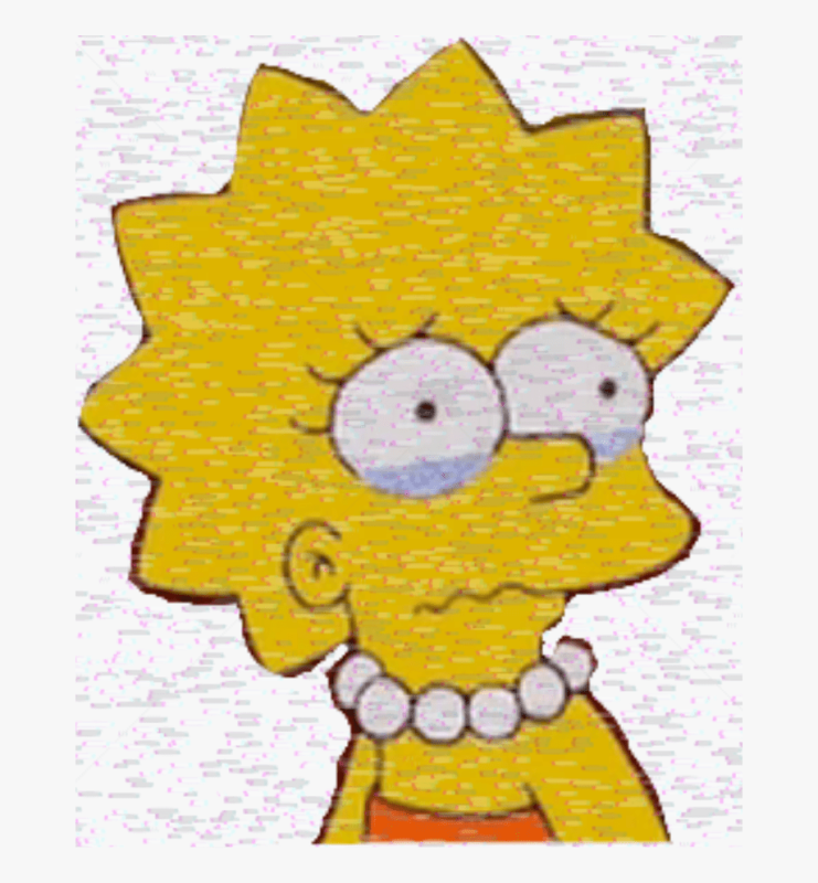 Лиза симпсон грустная