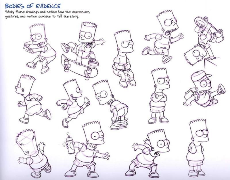 Симпсоны тату эскизы