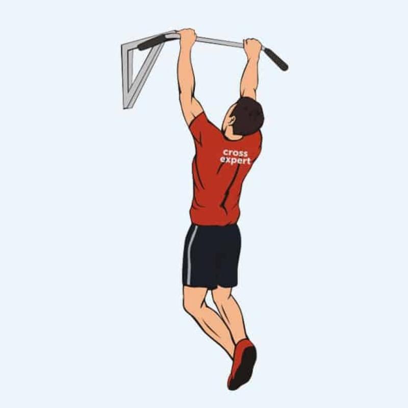 Подтягивания узким хватом техника