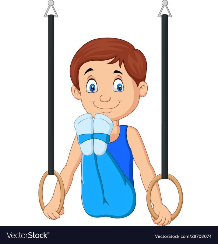 Спортивная гимнастика брусья вектор