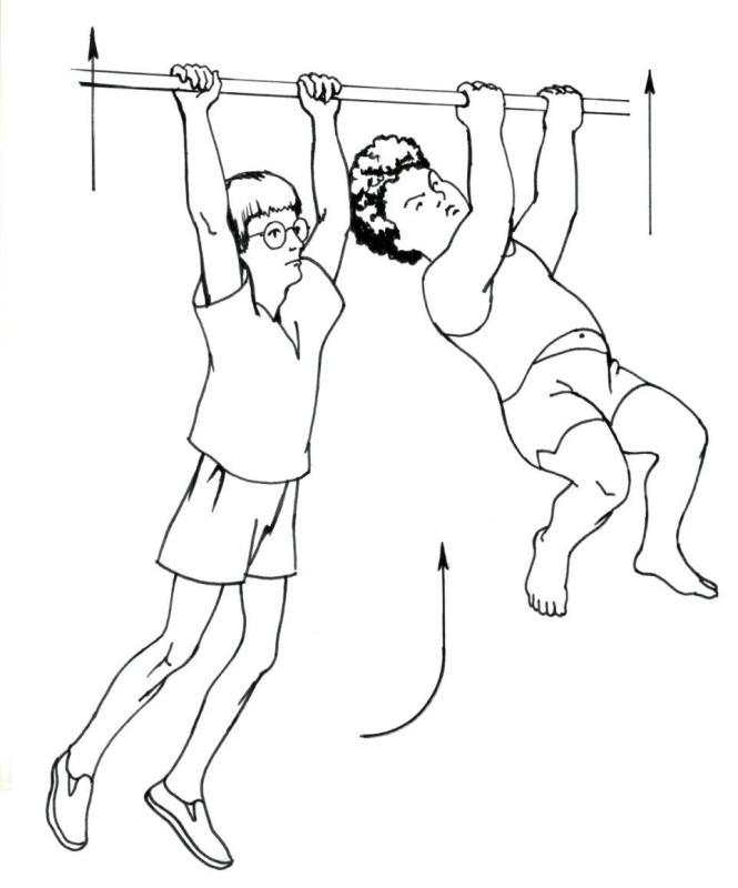 Подтягивание на перекладине