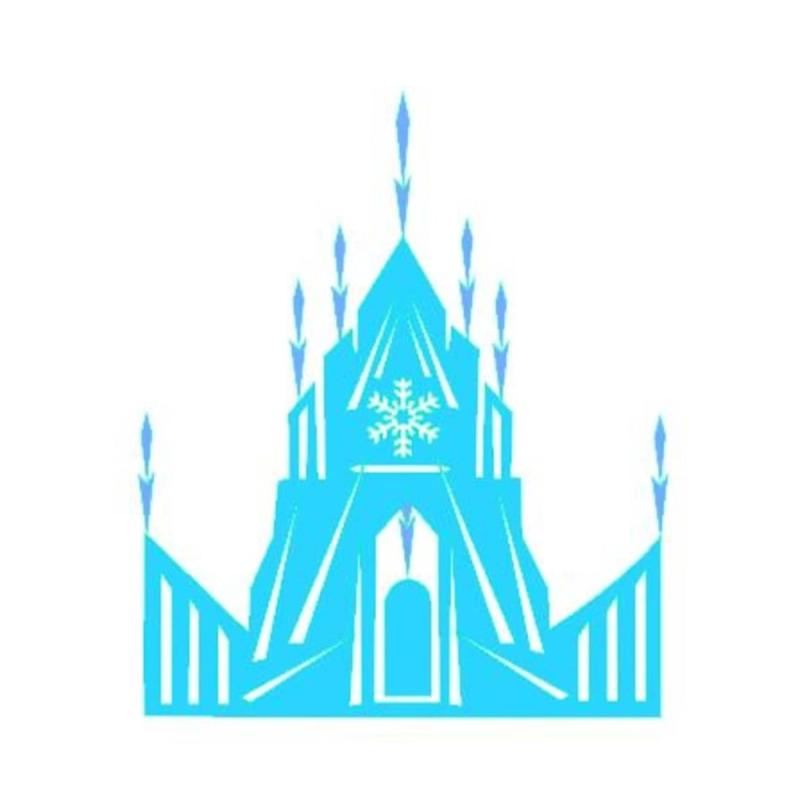 Замок Эльзы на окно