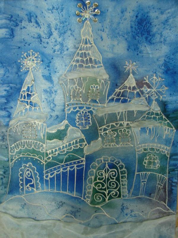 Рисунок замка снежной королевы67