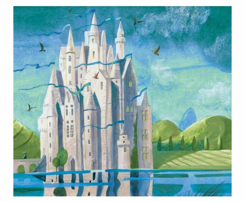 Ледяной замок вектор