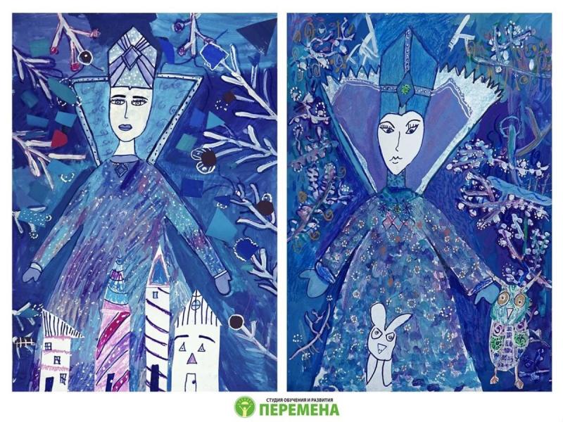 Раскраска снежной королевы из сказки Снежная Королева