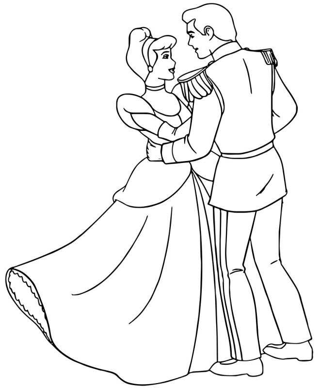 Золушка мультфильм бал