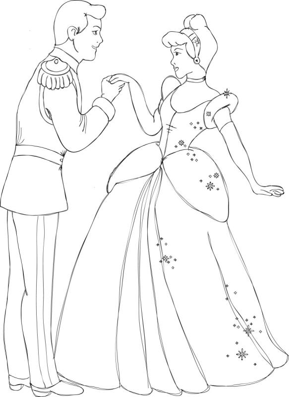 Золушка карандашом