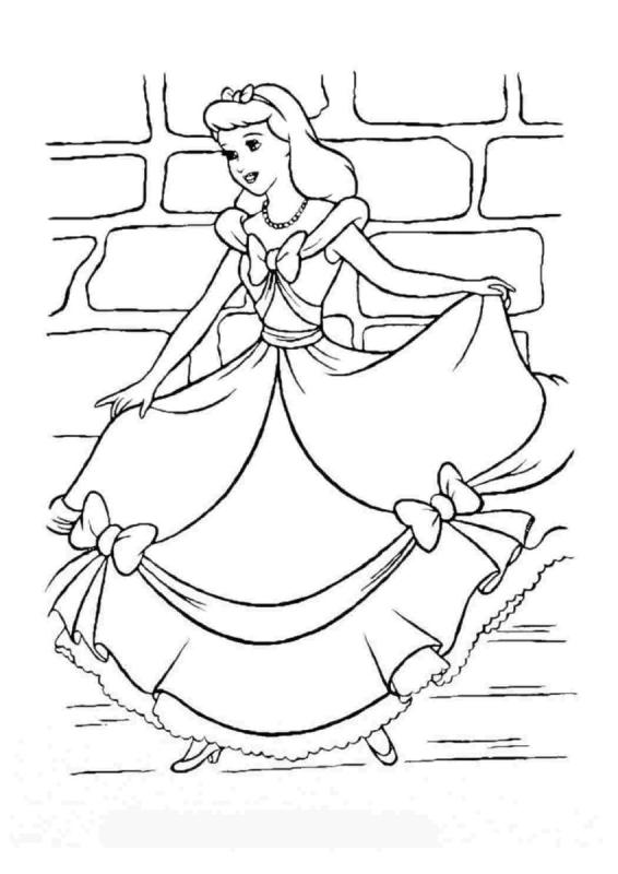 Сцена из Золушки рисунок